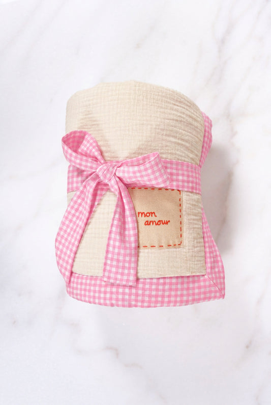 baby blanket - NINI - pink