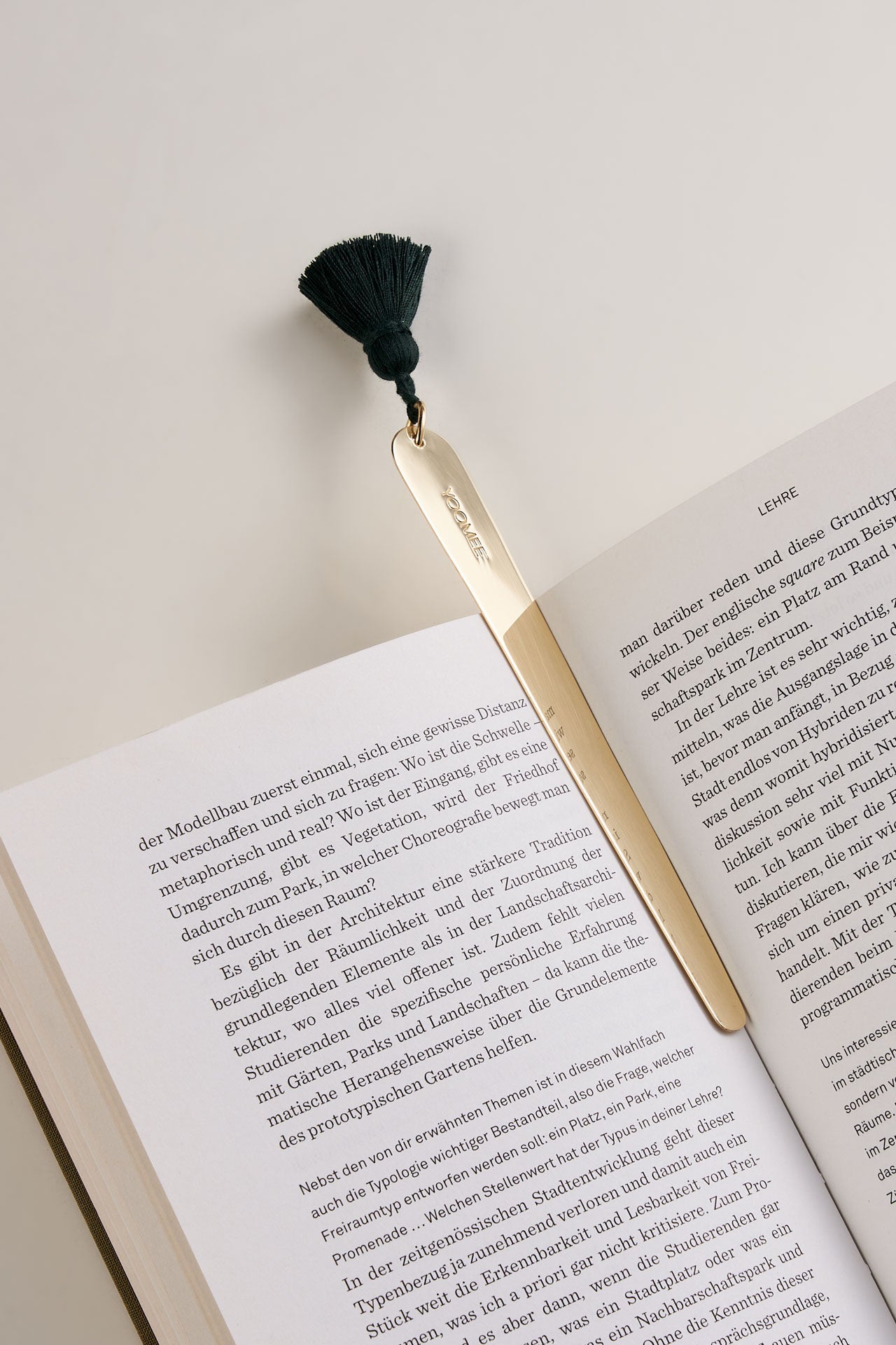 bookmark / letter opener - RAWI - dark green