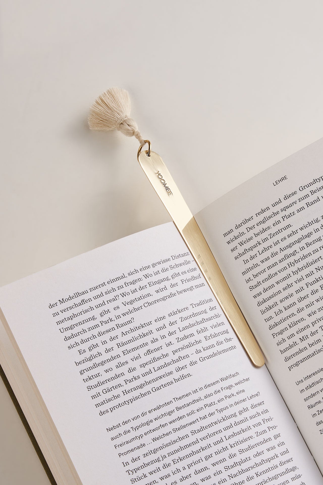 bookmark / letter opener - RAWI - offwhite