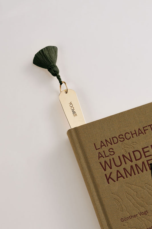 bookmark / letter opener - RAWI - olive