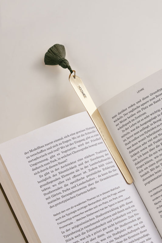 bookmark / letter opener - RAWI - olive