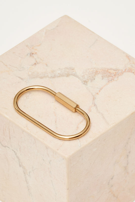 carabiner - special brass - oval