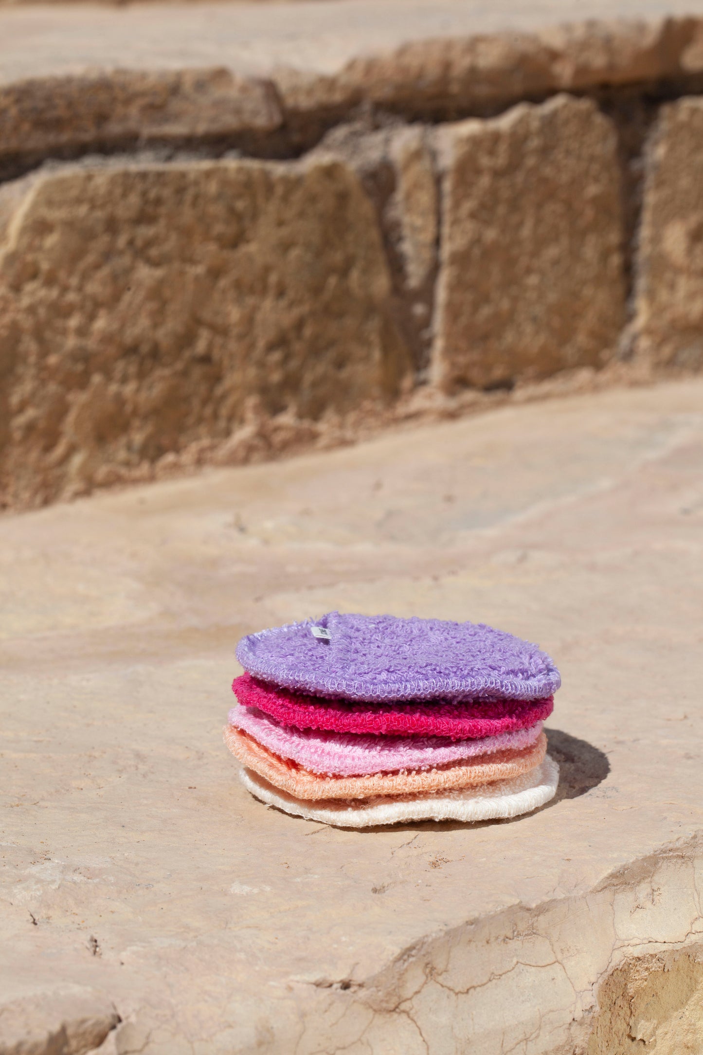 cleaning pads - SAIDA - peach, purple, beige, rose, magenta