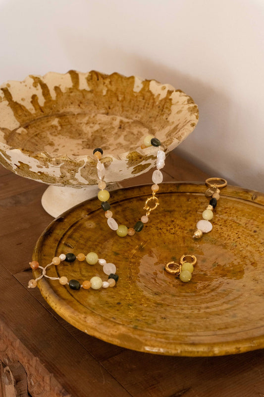 necklace - JAMILA - meadow