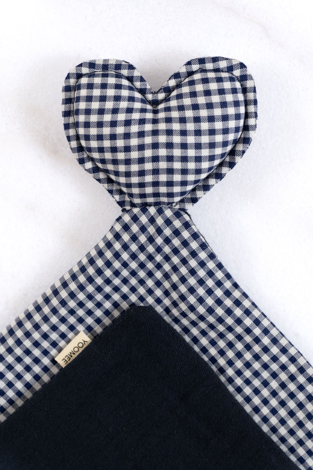 cuddle cloth - NINI heart - marine