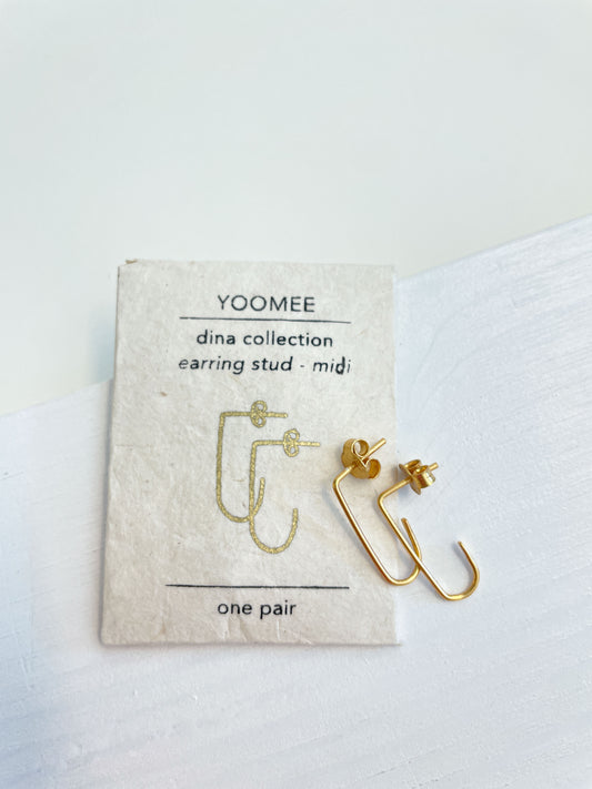 earring stud - DINA - midi