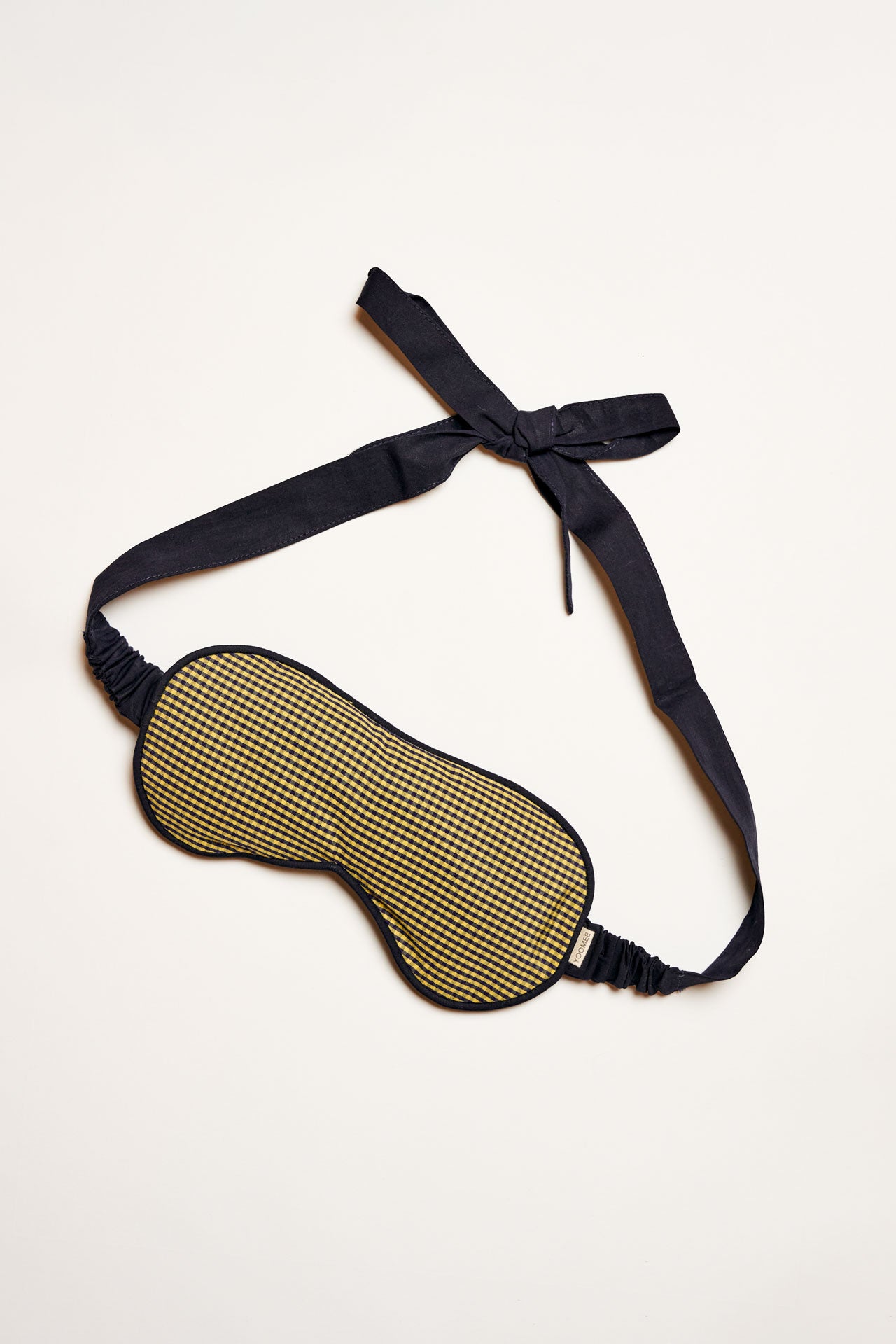 eye mask - RAHA - mini squared - yellow/marine