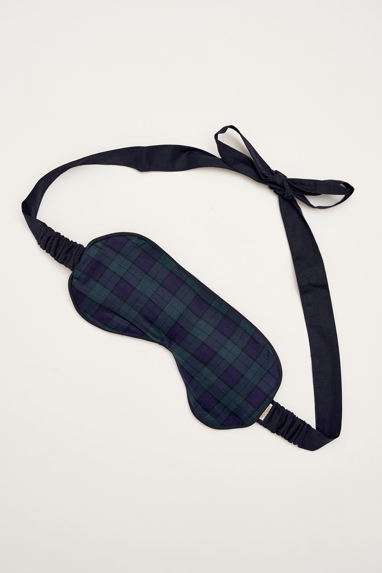 eye mask - RAHA - squared - marine/dark green