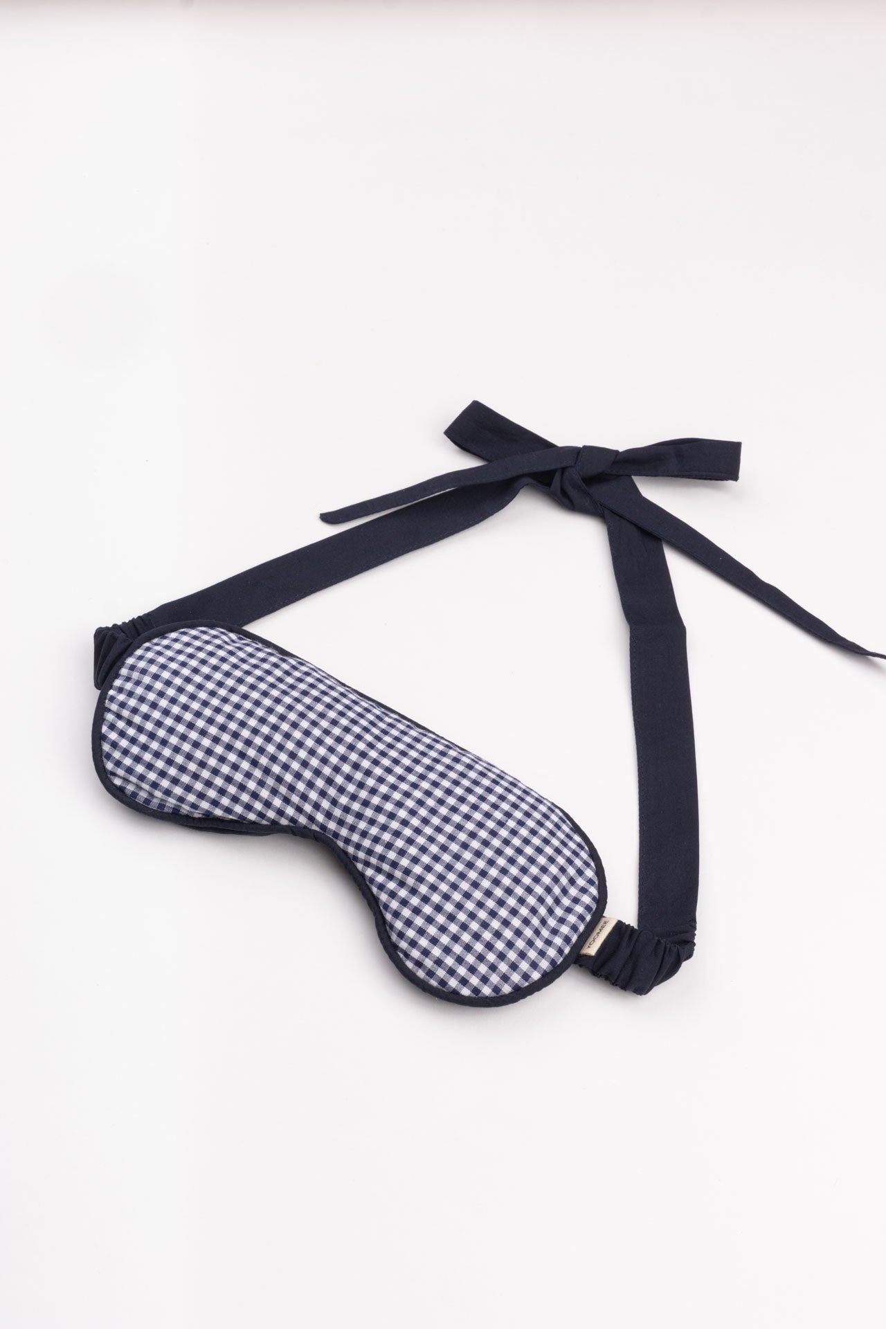 eye mask - RAHA - checked - marine