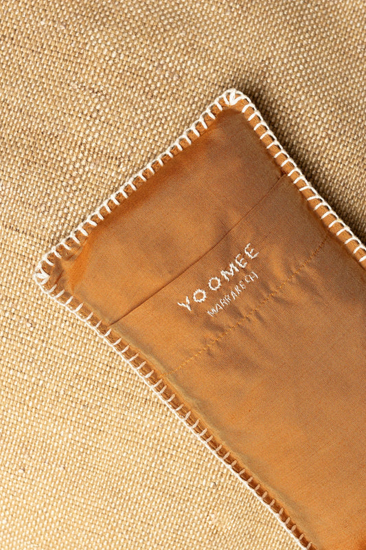 eye pillow - RAHA hbik - cognac