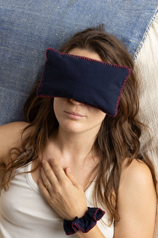 eye pillow - RAHA hbik - marine