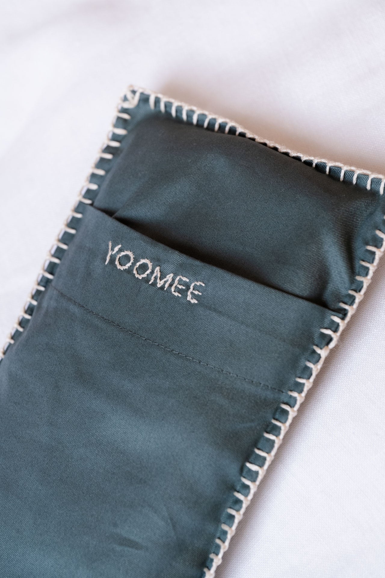 eye pillow - RAHA hbik - aqua green