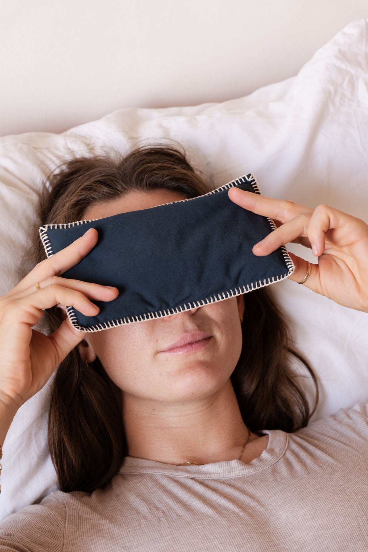 eye pillow - RAHA hbik - petrol
