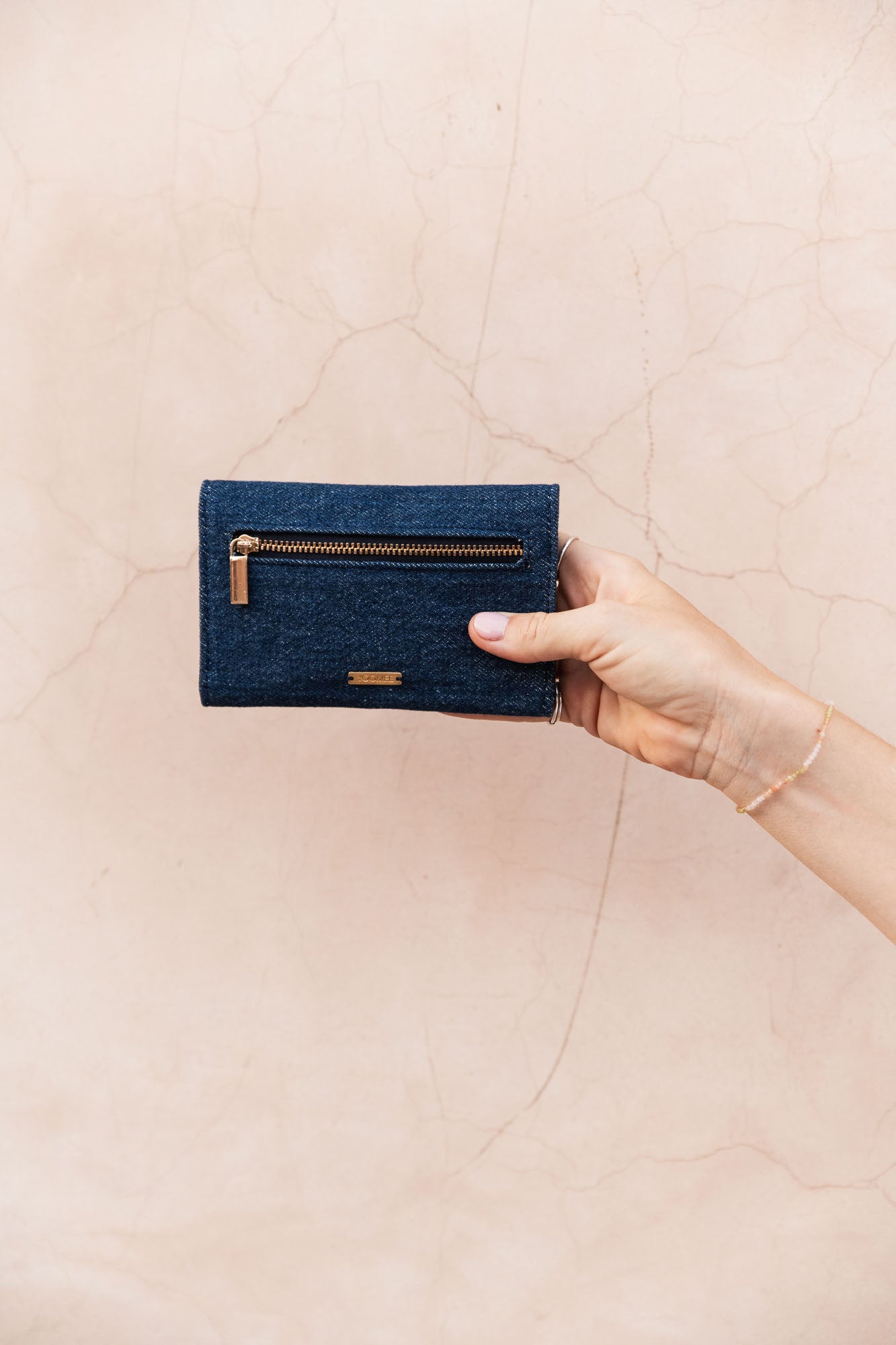 flip wallet - DENYA - denim