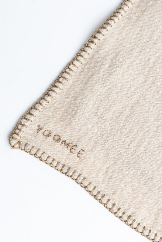 foulard - AZIZA muslin - creme