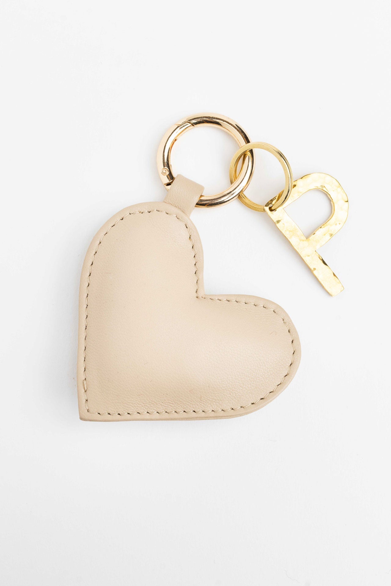 heart pendant - NAIMA - creme
