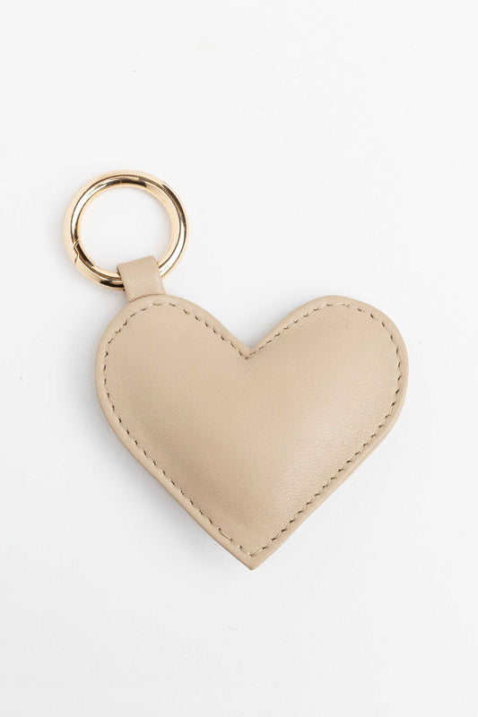 heart pendant - NAIMA - creme