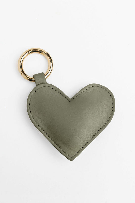 heart pendant - NAIMA - olive