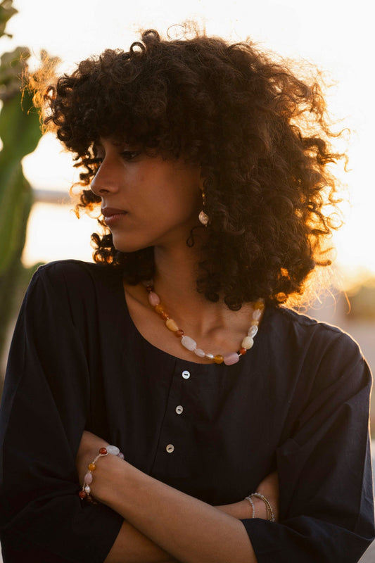 necklace - JAMILA - sunrise