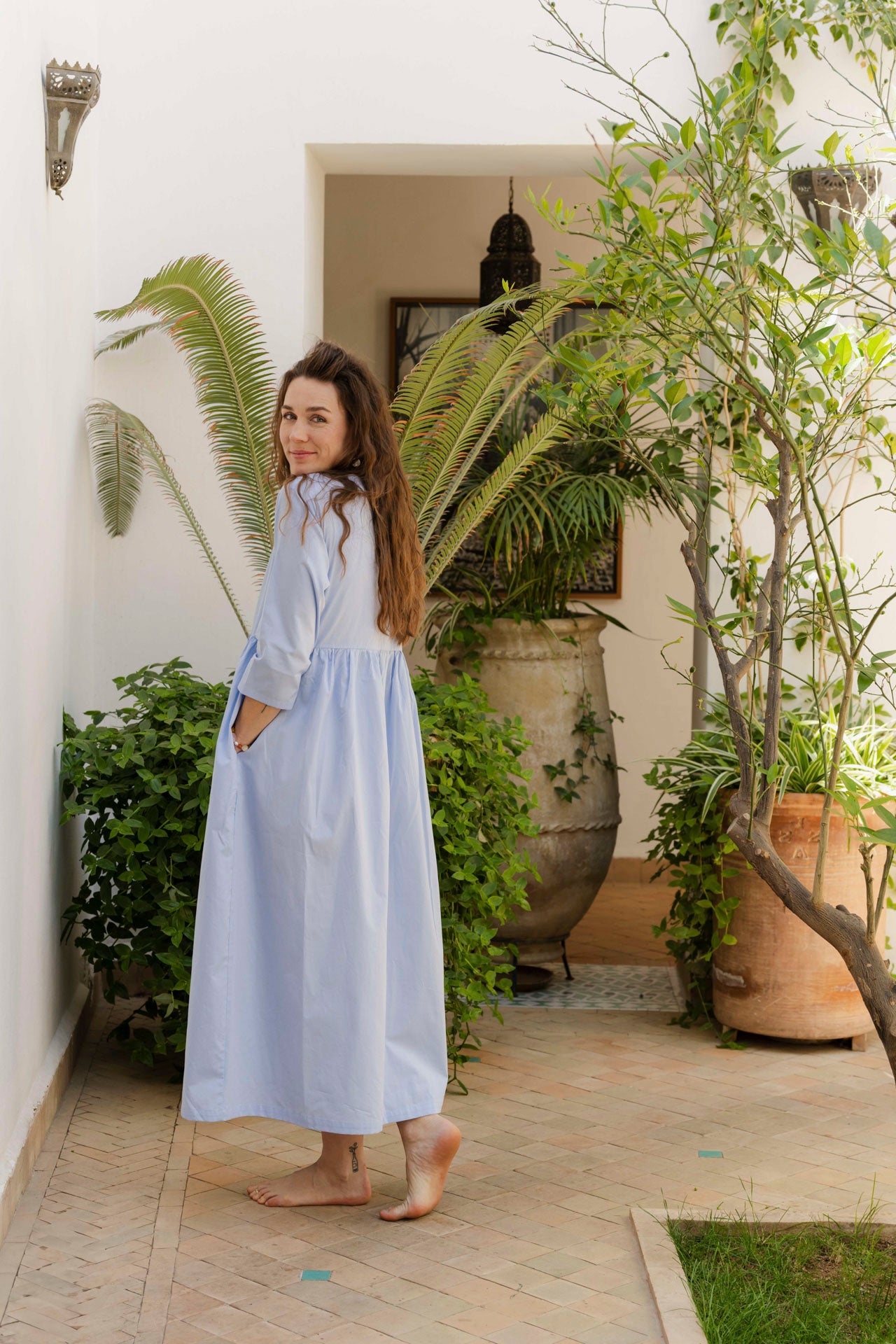 maxi dress - NOUR - diverse
