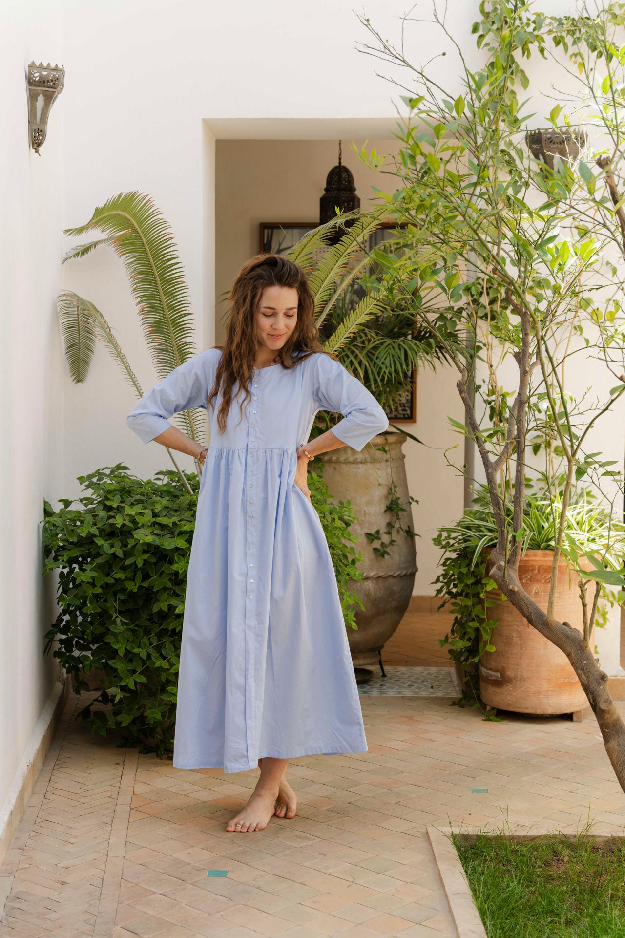 maxi dress - NOUR - diverse