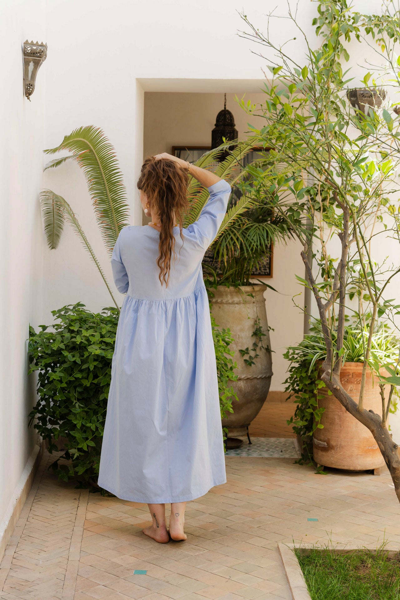 maxi dress - NOUR - diverse