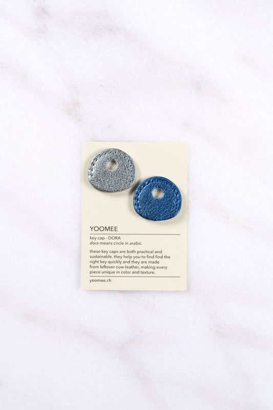 key caps set - DORA metallic - light blue/blue