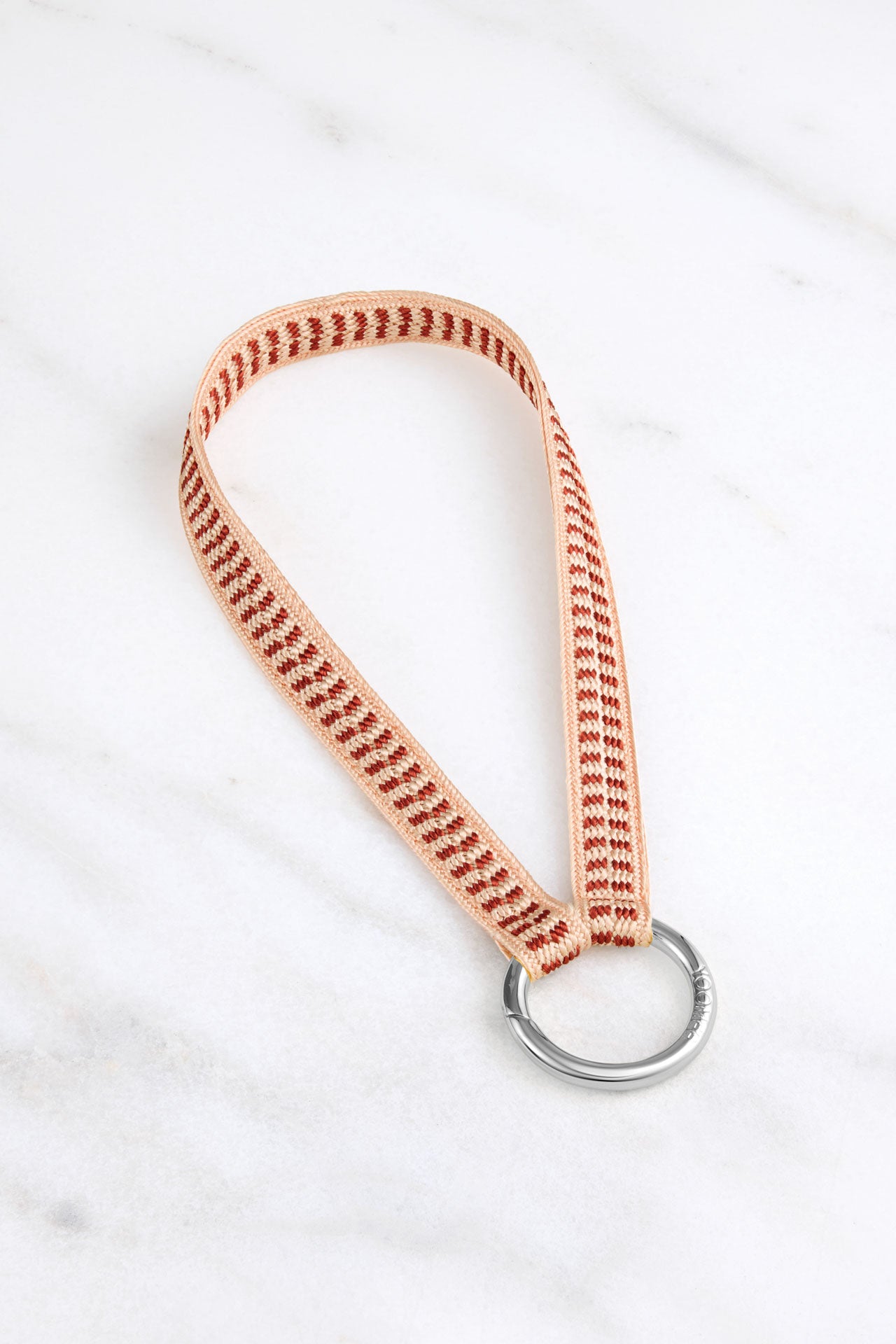keychain band mini - ZAHRA - red clay