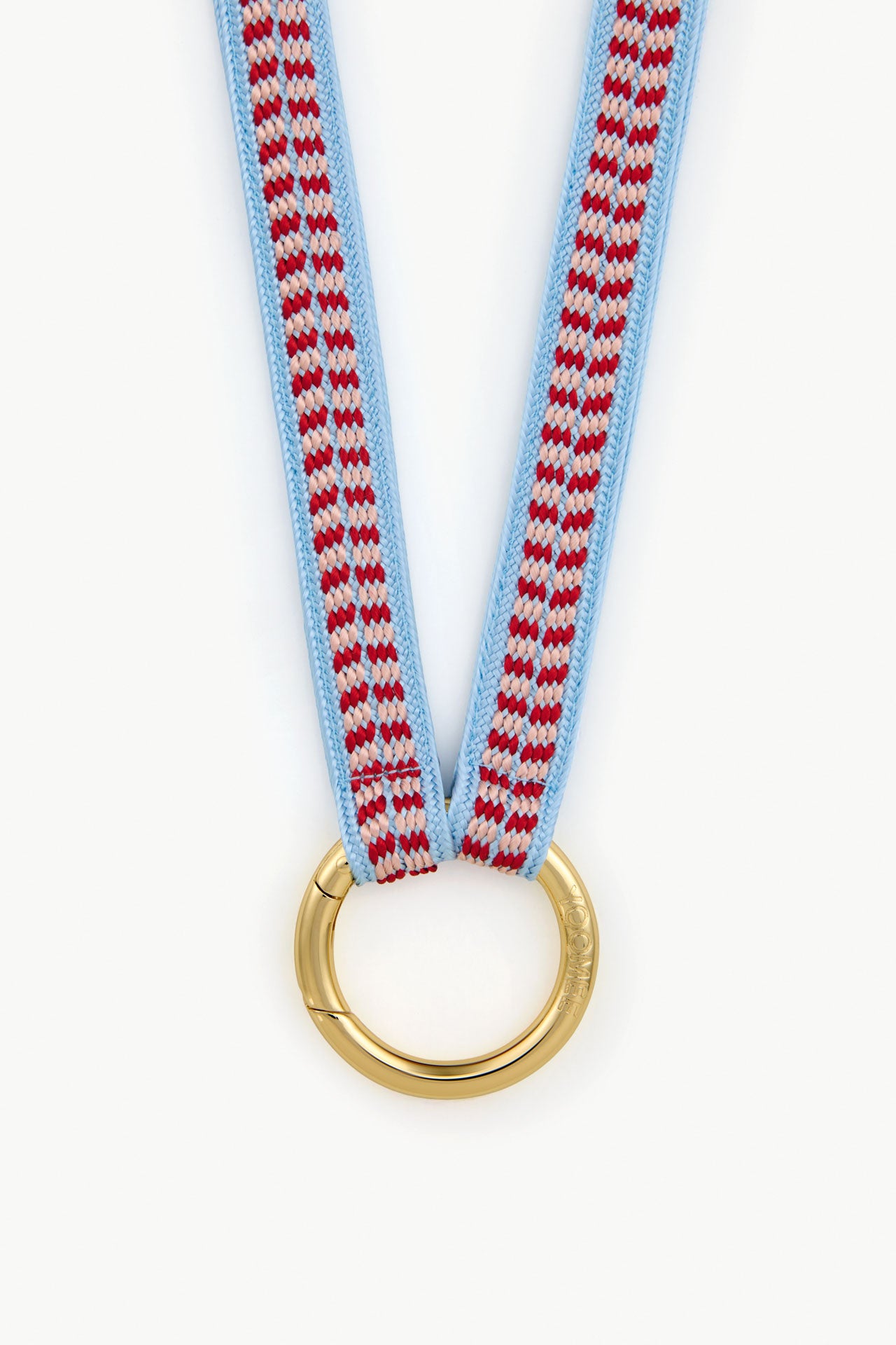 keychain band - ZAHRA - blush & blue