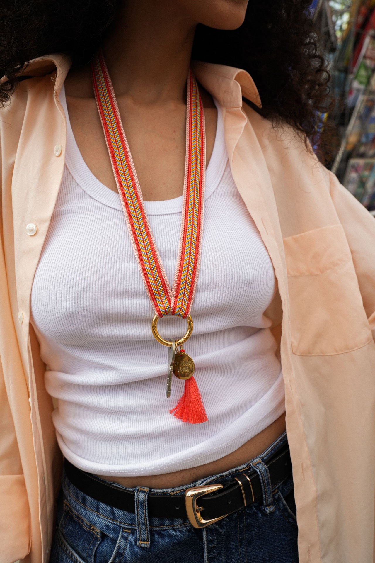 keychain band - ZAHRA - butterfly