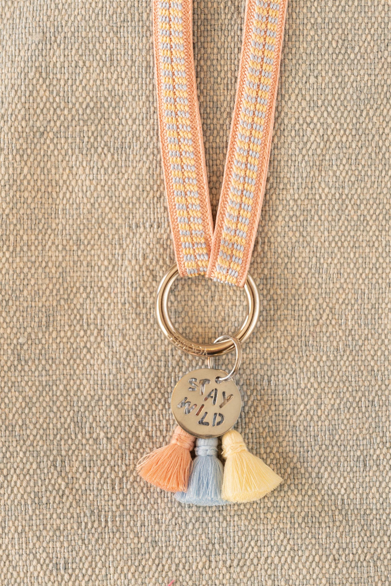 keychain band - ZAHRA - cotton candy