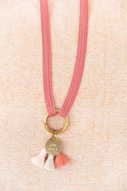 keychain band - ZAHRA - flamingo