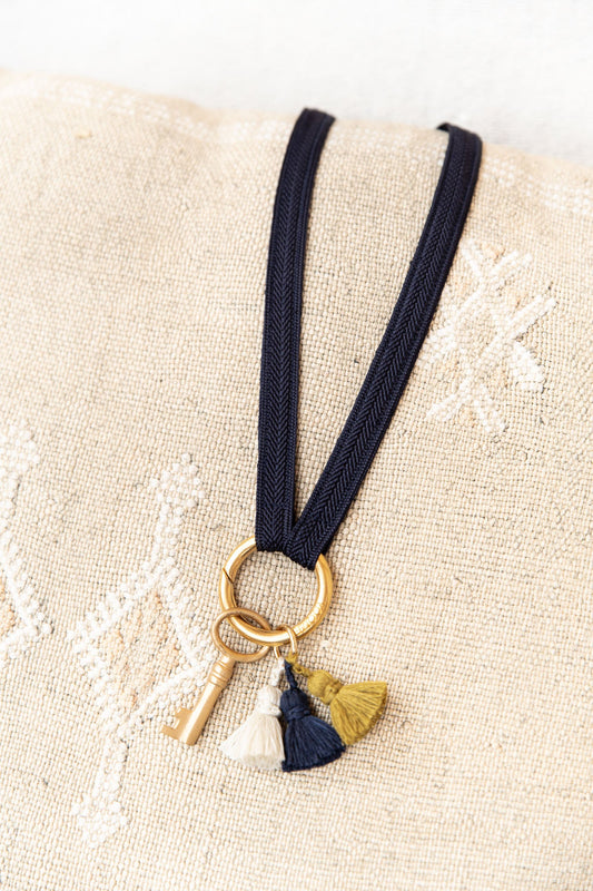 keychain band - ZAHRA - marine