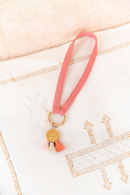 keychain band - ZAHRA mini - flamingo