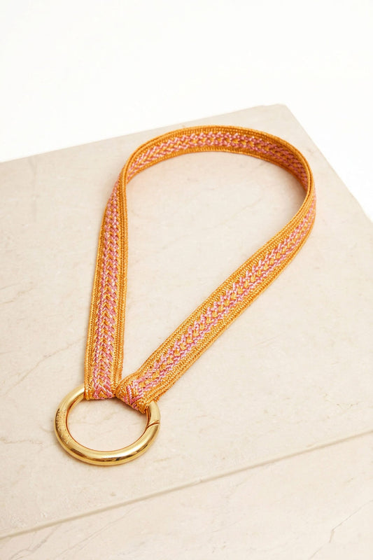 keychain band mini - ZAHRA - grapefruit
