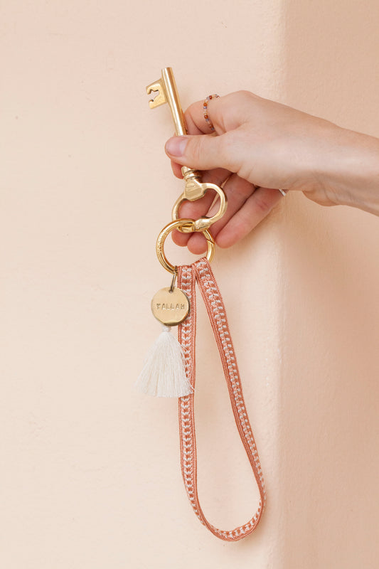 keychain band - ZAHRA mini - marrakech rose