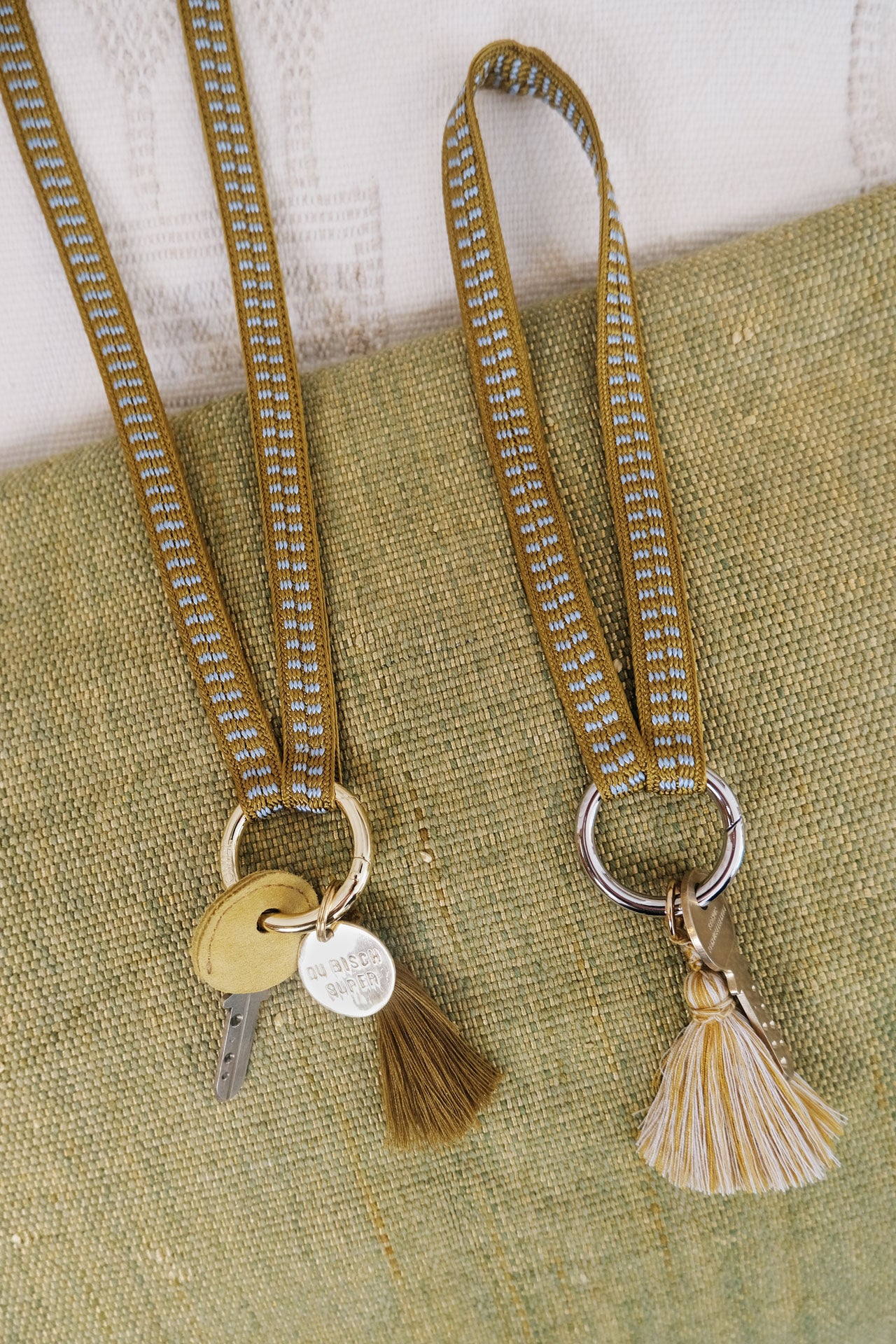 keychain band - ZAHRA - seagrass