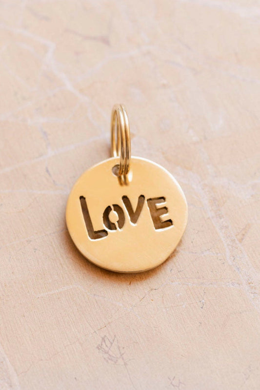 key tag - mini - love