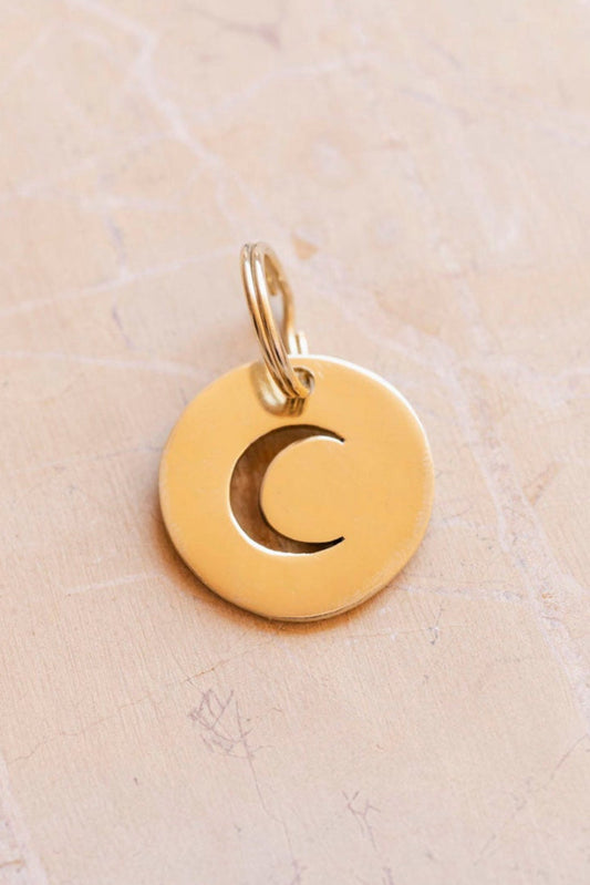 key tag - mini - moon