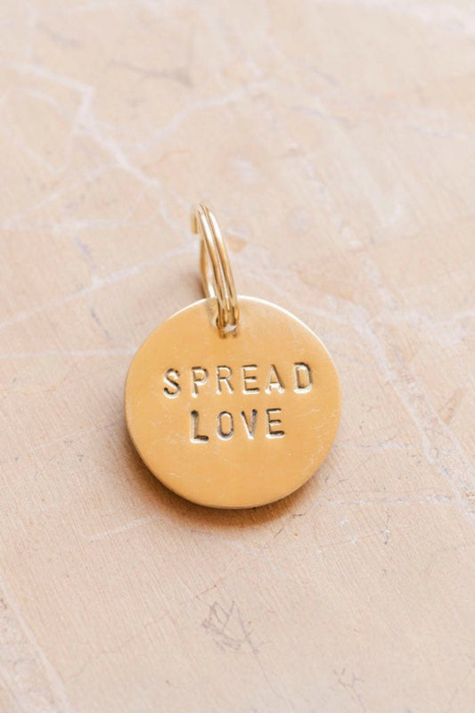 key tag - mini - spread love