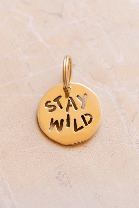 key tag - mini - stay wild