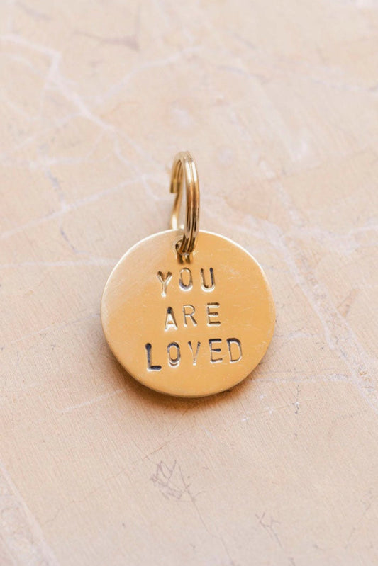 key tag - mini - you are loved