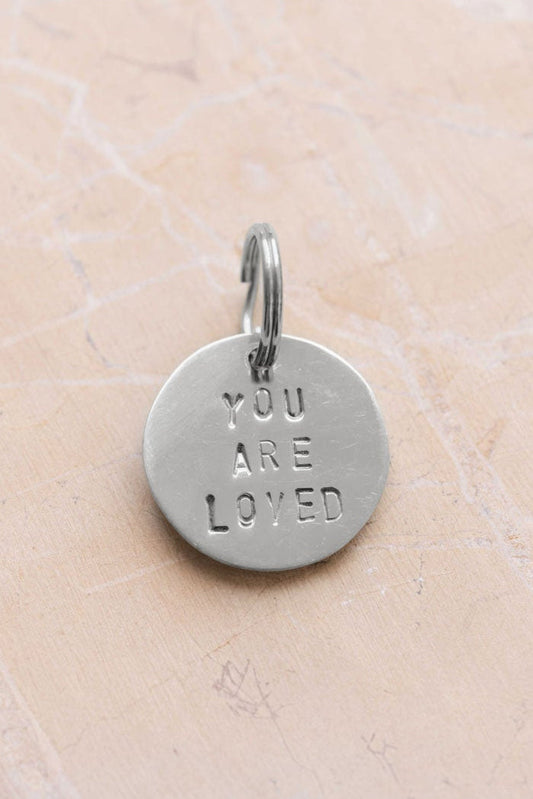 key tag - mini - you are loved