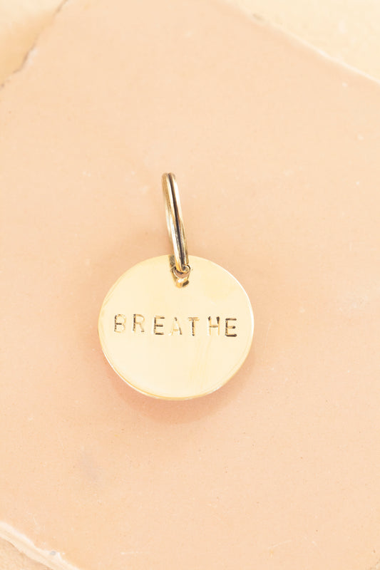 key tag - mini - breathe