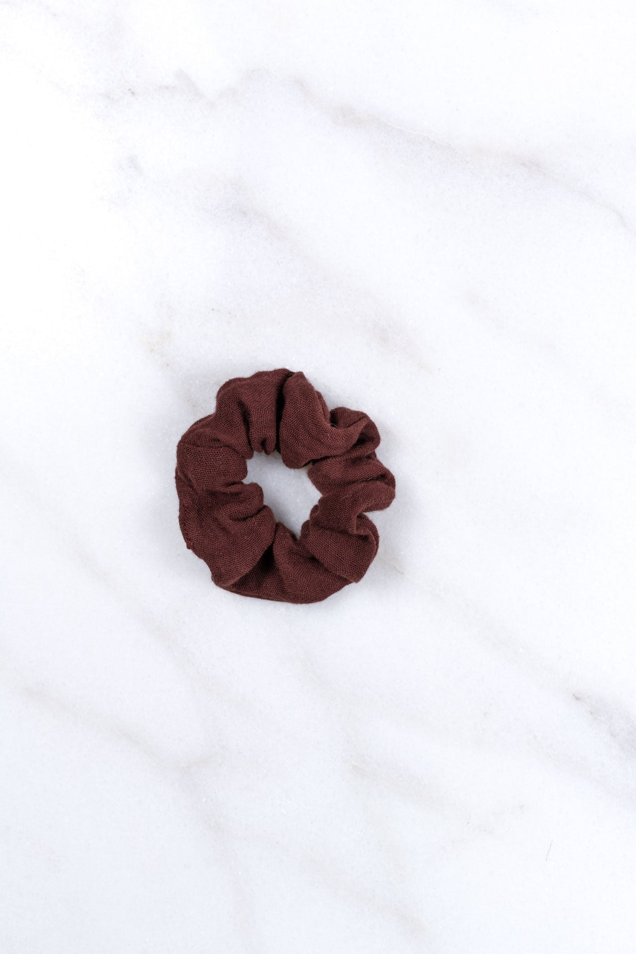 kids scrunchie - MEDINA muslin - bordeaux