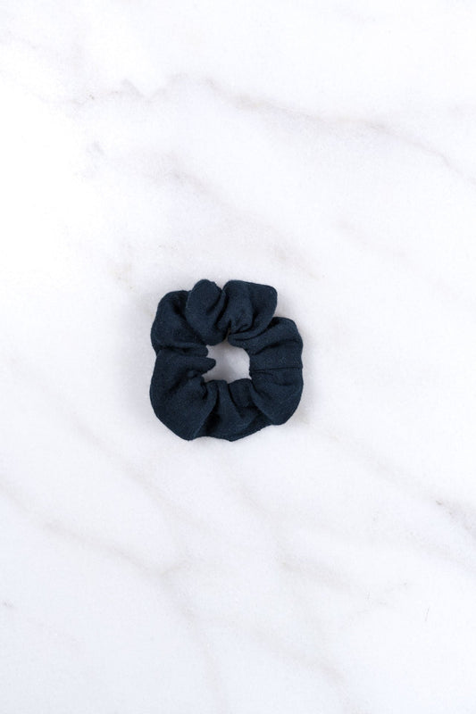 kids scrunchie - MEDINA muslin - marine