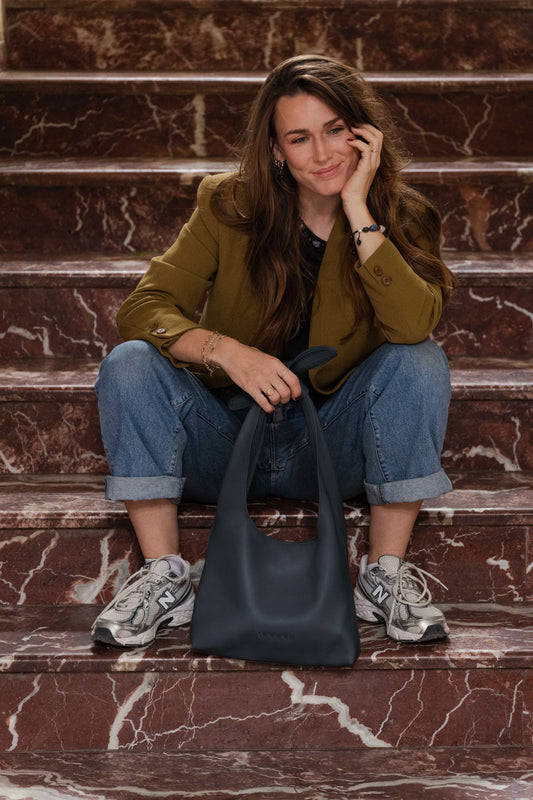 knot bag - NAIMA - nightblue