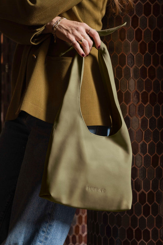 knot bag - NAIMA - olive