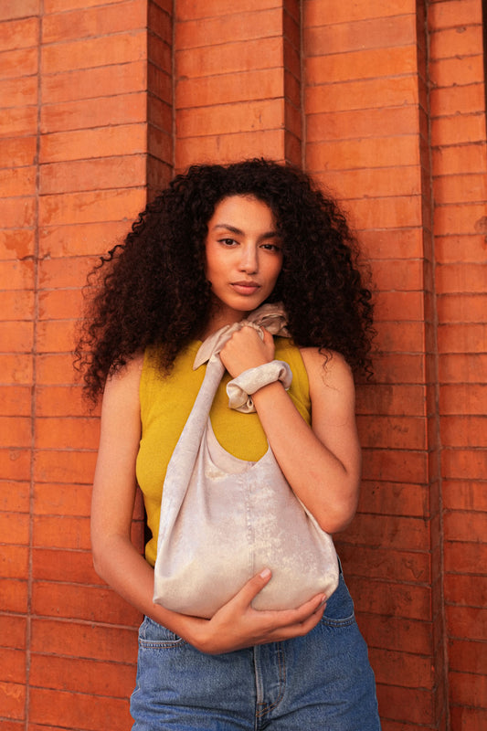 bag - LATIFA glossy - creme