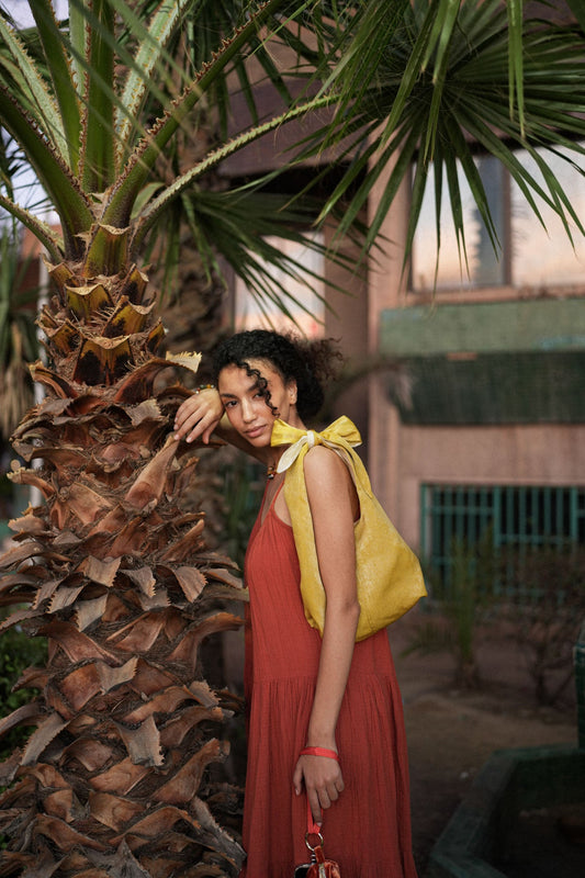 bag - LATIFA glossy - kiwi green/creme